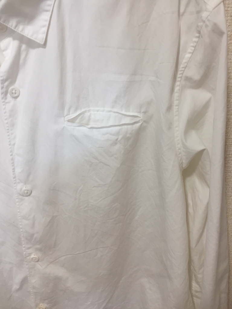 f:id:footmuji:20171126165048j:plain リラックスムード漂う完璧な白シャツ DIGAWEL STANDARD SHIRT