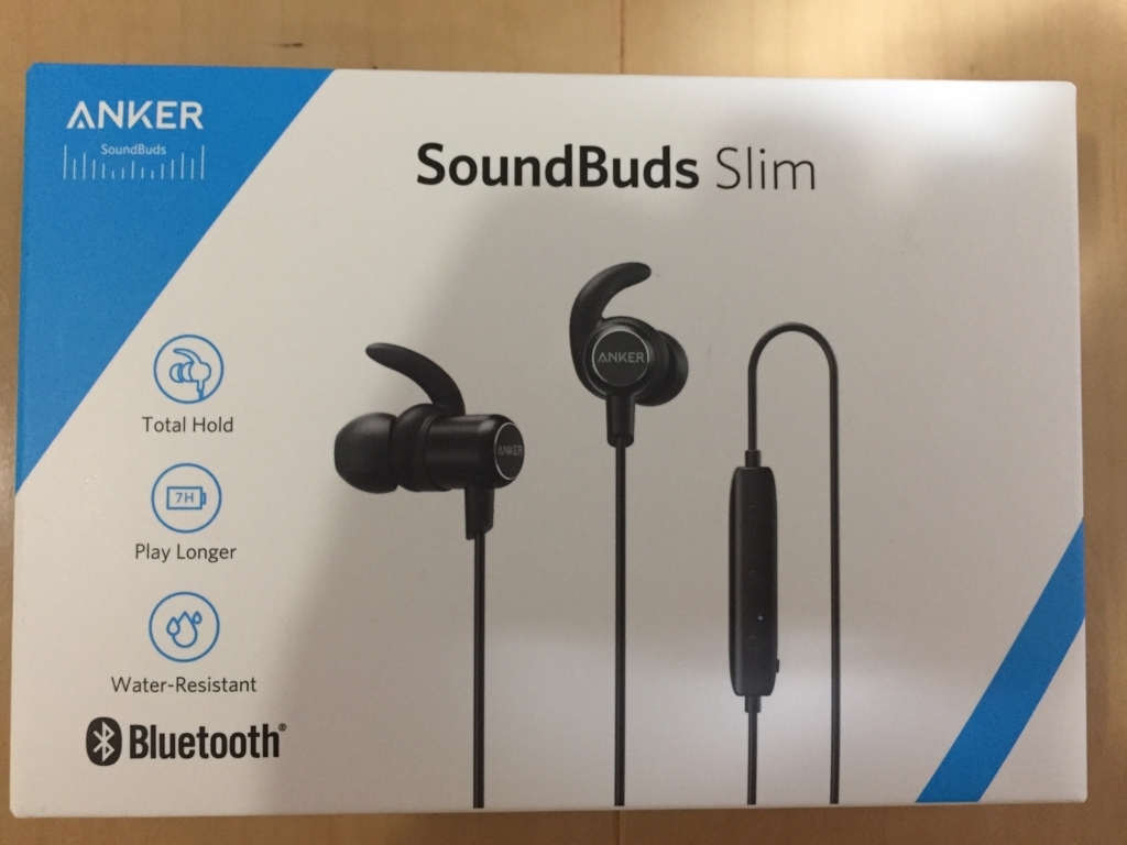 f:id:footmuji:20180801213131j:plain 【Anker SoundBuds Slim】Bluetoothイヤホンにするとランニングが超捗る