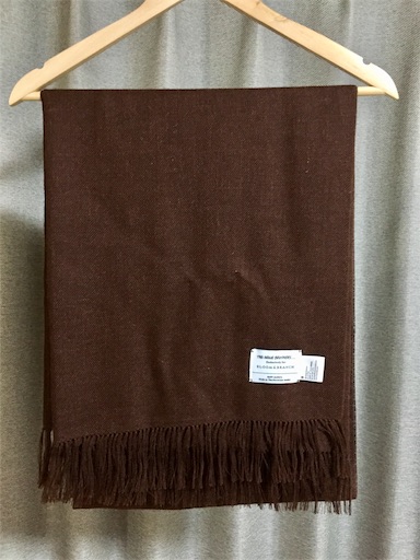 f:id:footmuji:20181206194604j:plain ザ・イノウエブラザーズのストール(NON BRUSHED STOLE)