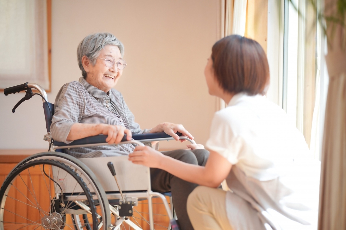 介護士の女性