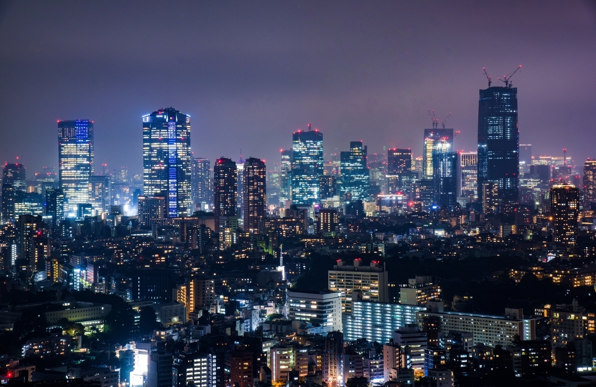 六本木方面の夜景