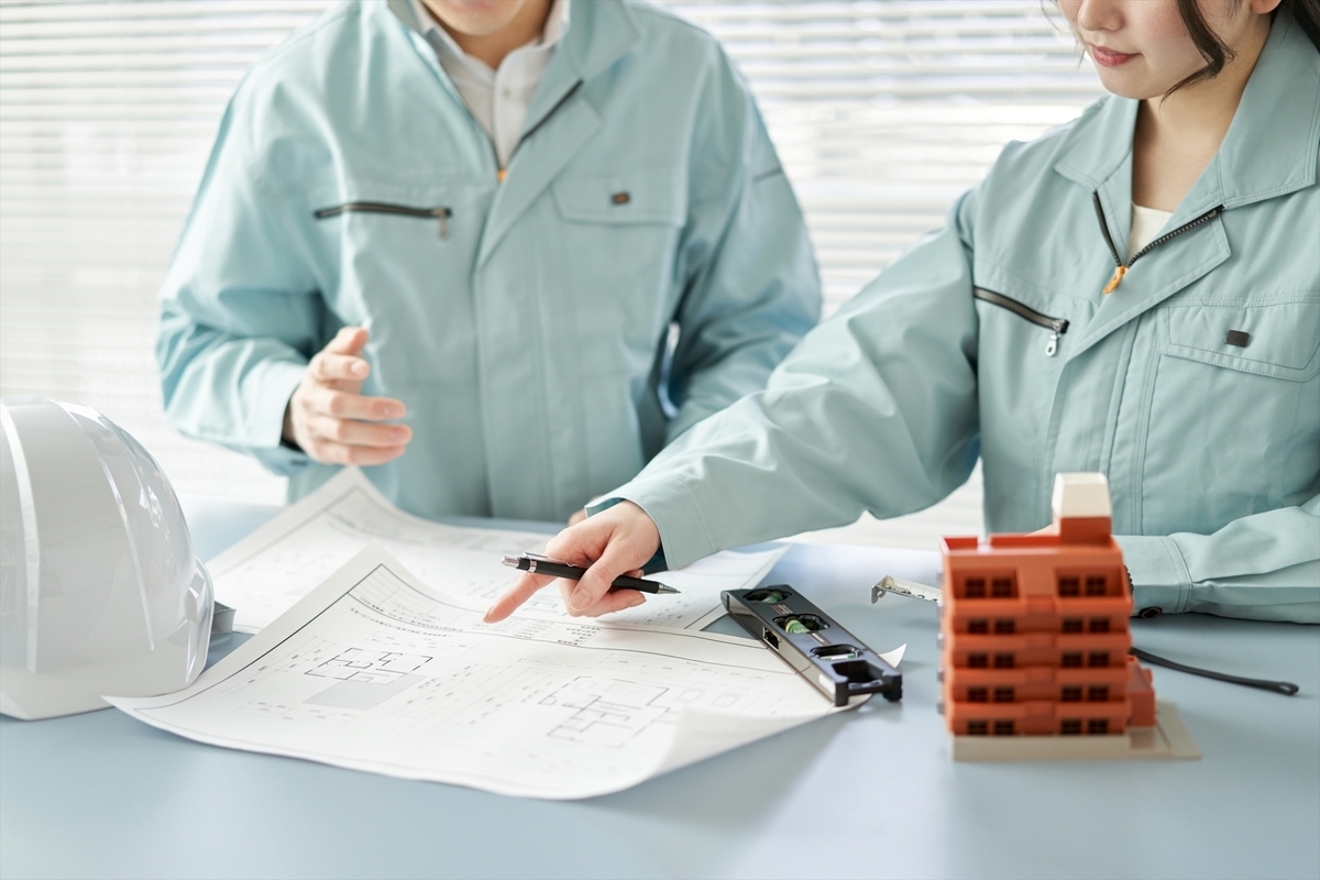 建築の打ち合わせ