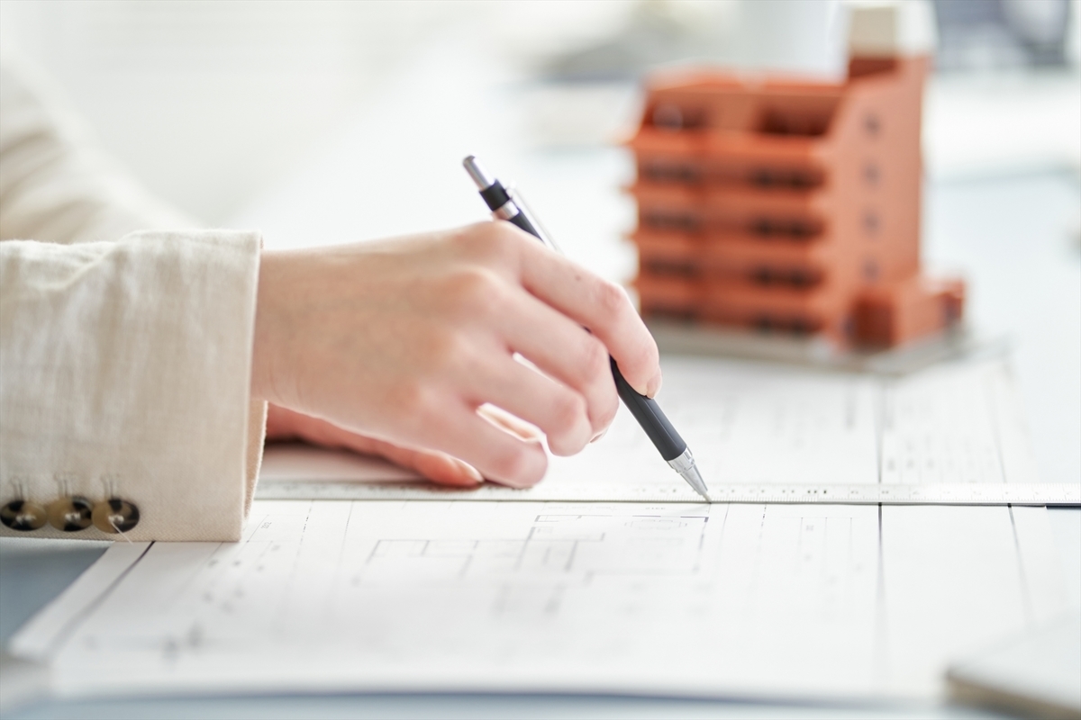 建築の打ち合わせ