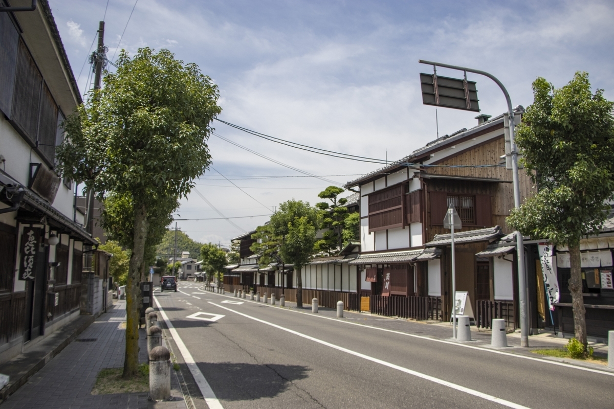 近江八幡の町並み