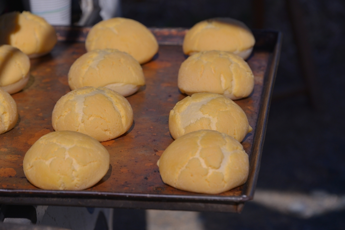 メロンパンを焼く