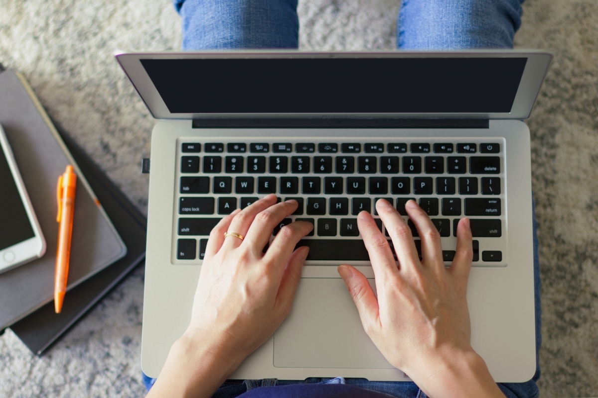 パソコンでの作業