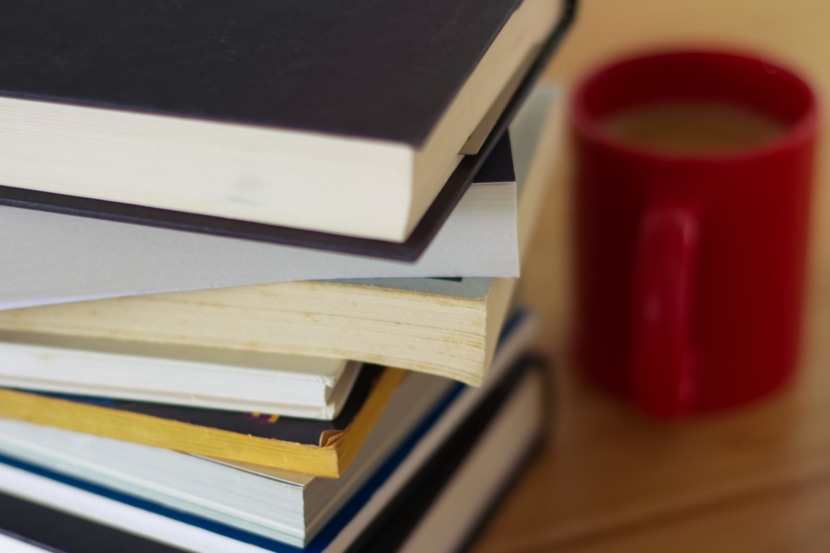 積まれたテキスト