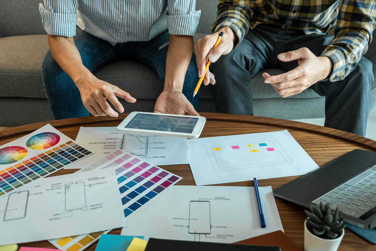 デザインについての打ち合わせ