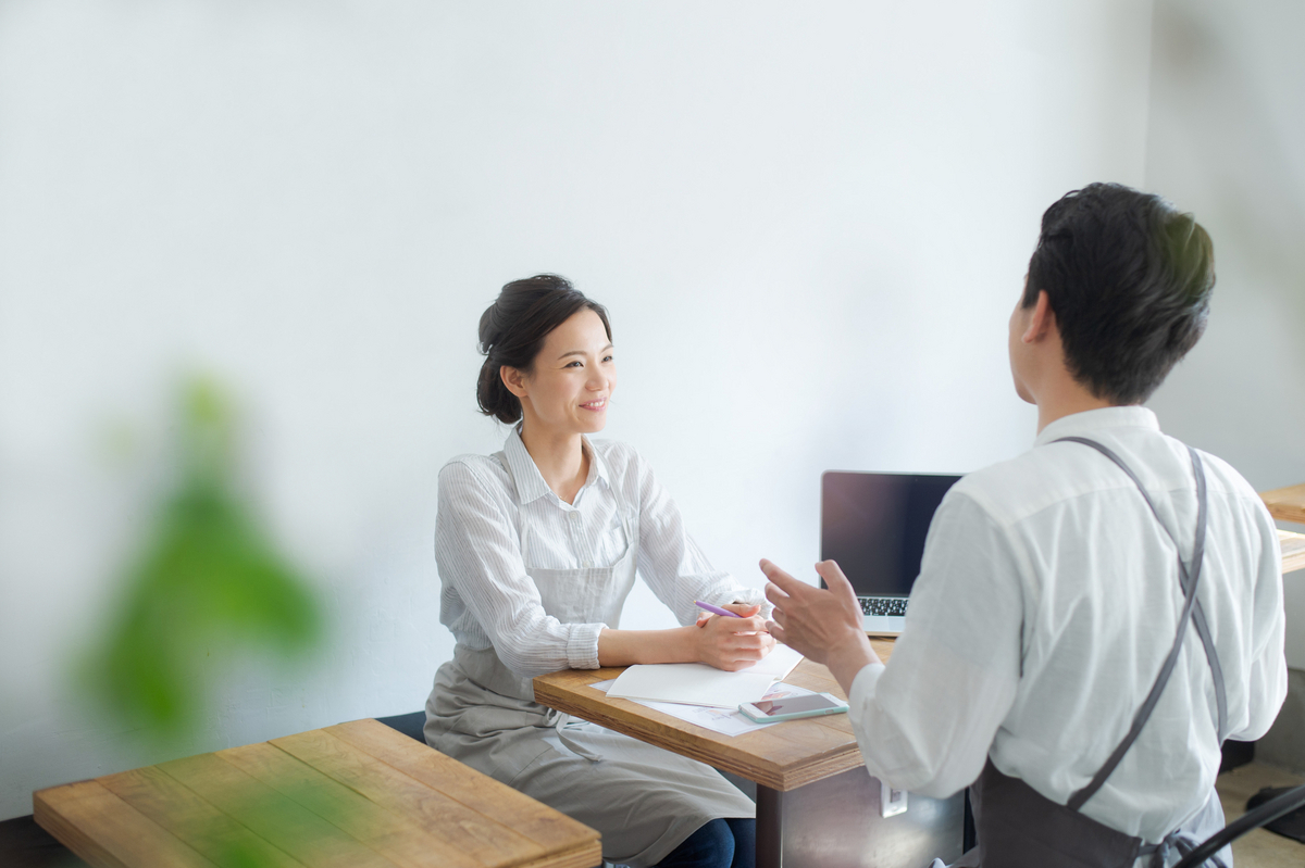 アルバイトのミーティング