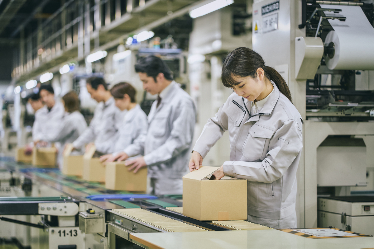 工場でのアルバイト