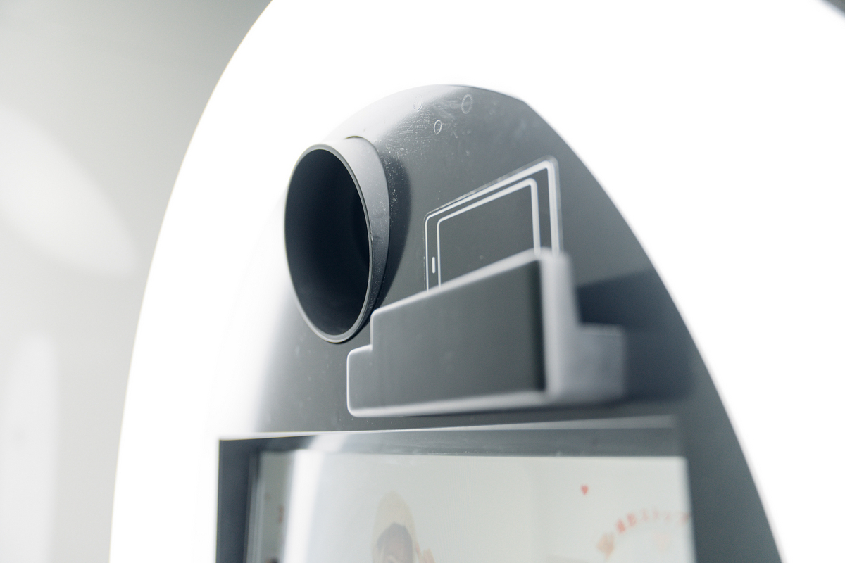 プリントシール機のカメラ