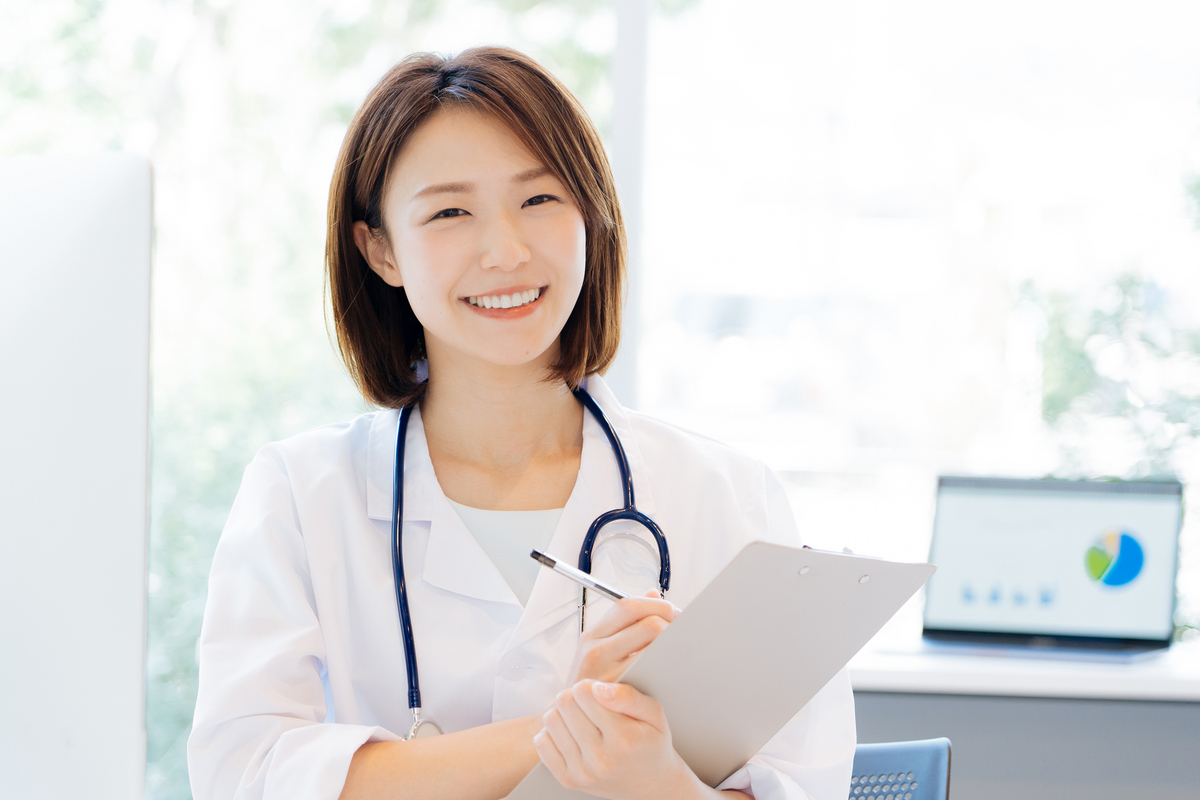医療従事者の女性