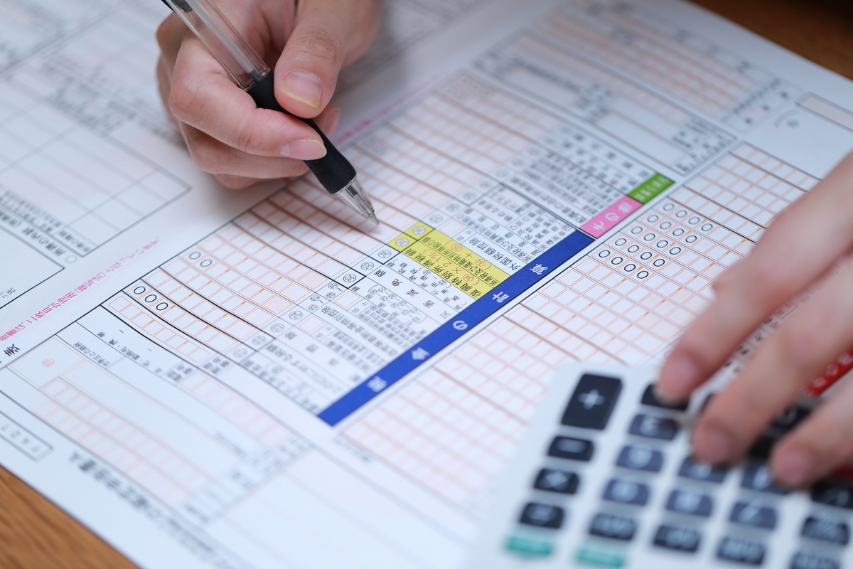 確定申告と電卓