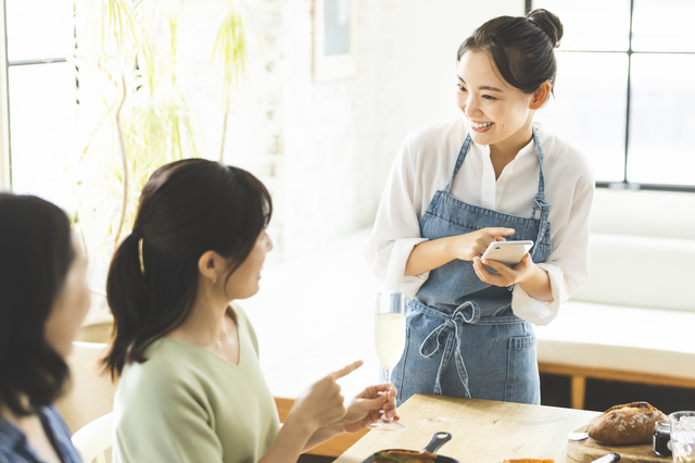 楽しくバイト中