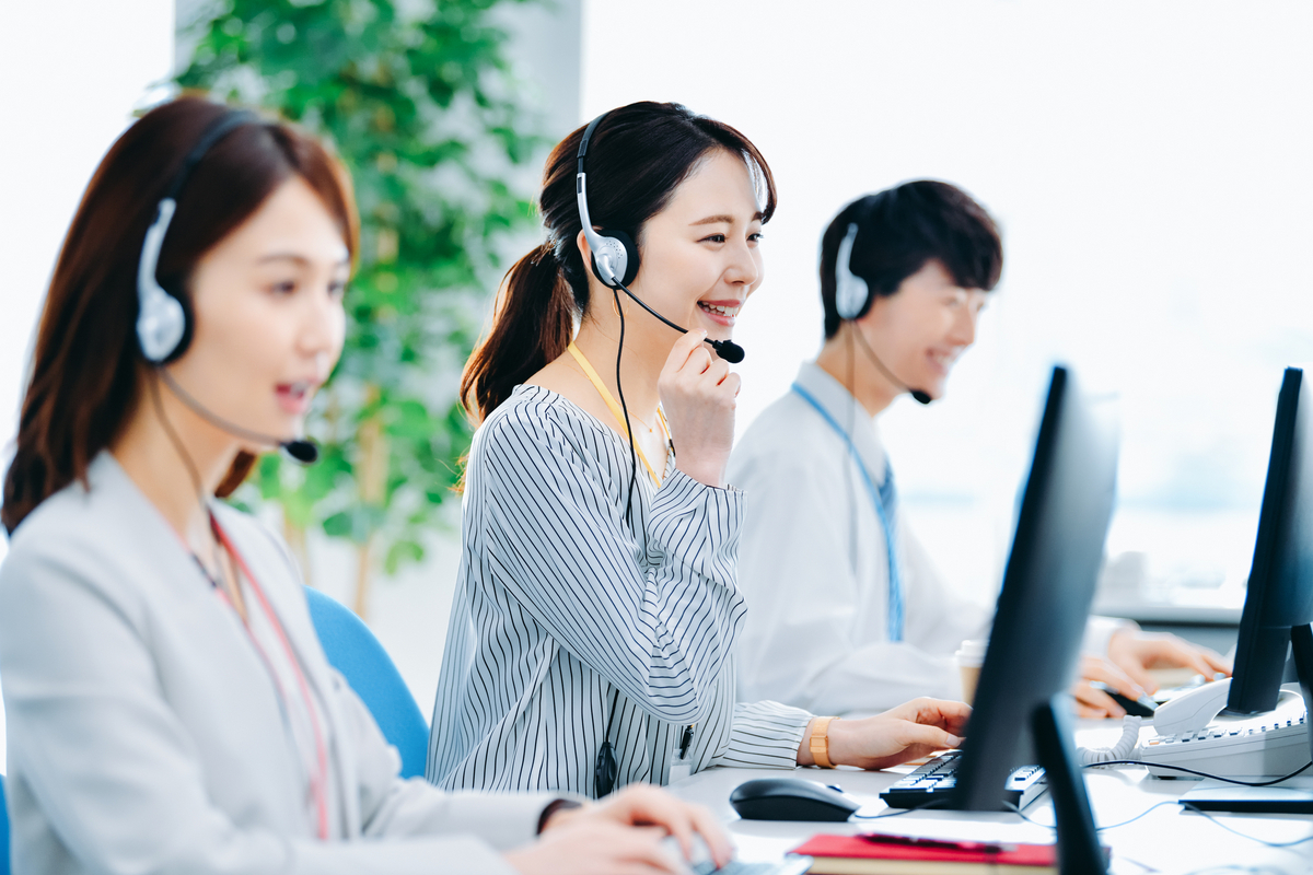 コールセンターの様子