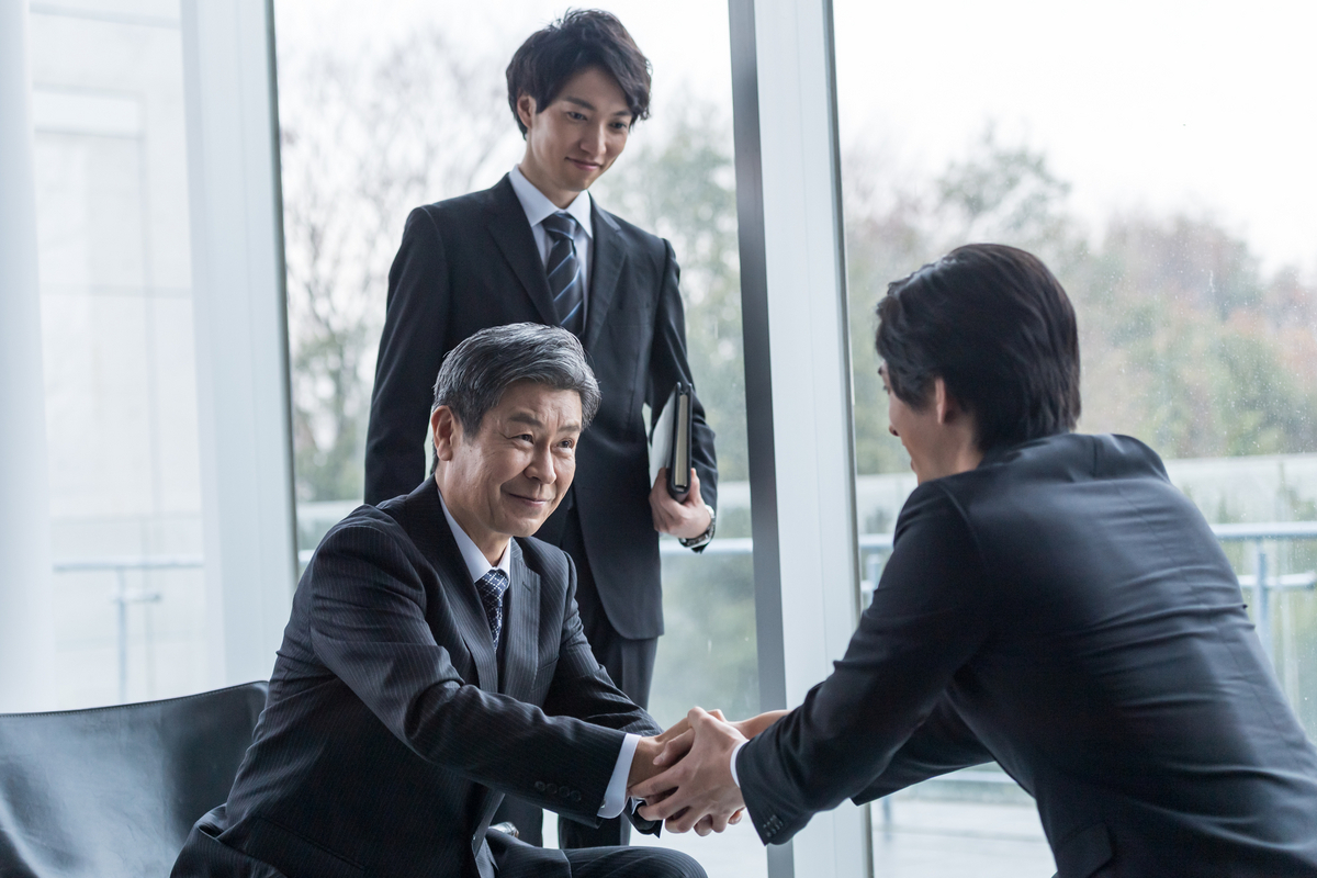 取引成立の様子