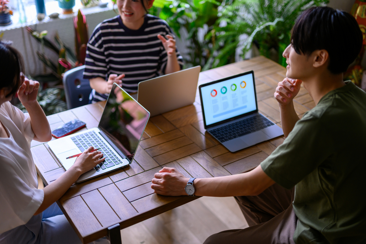 打ち合わせの様子