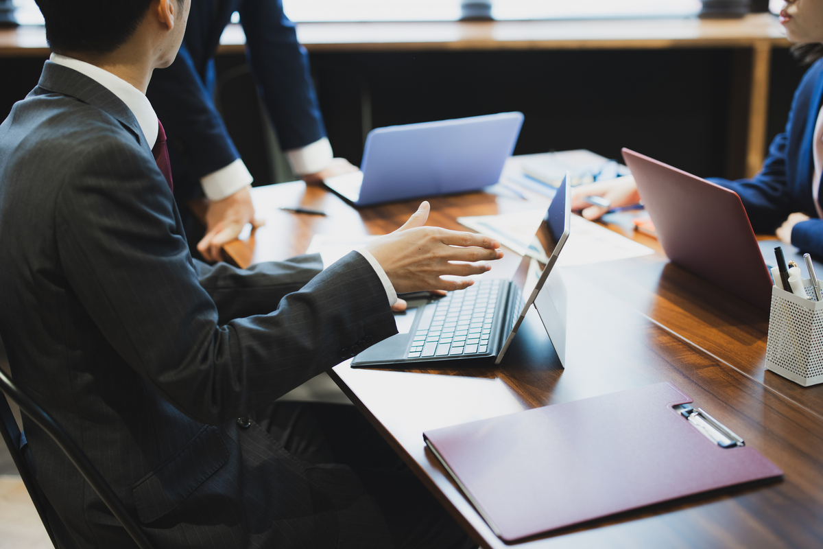 打ち合わせの様子