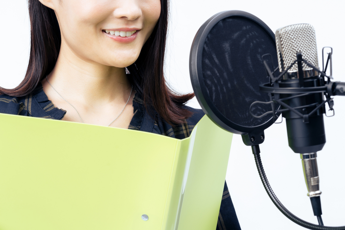 声優のレコーディング