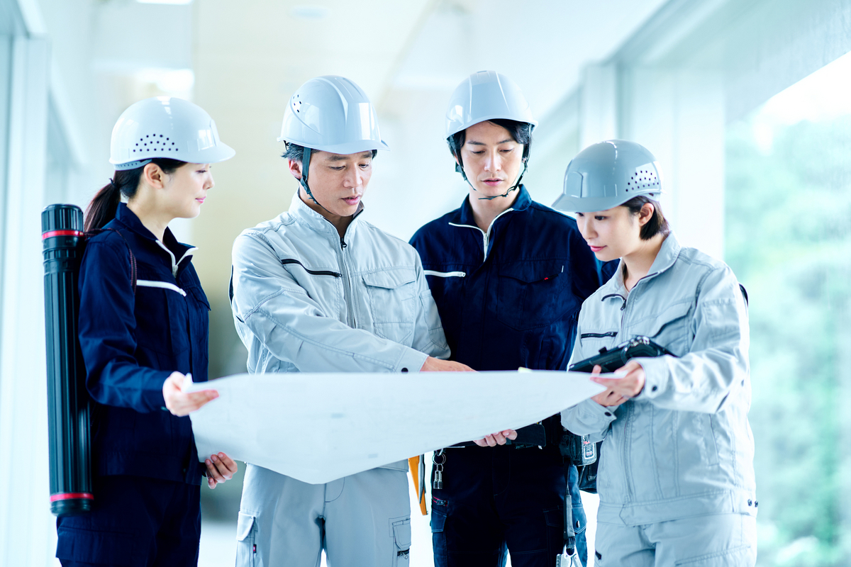 建築の打ち合わせ