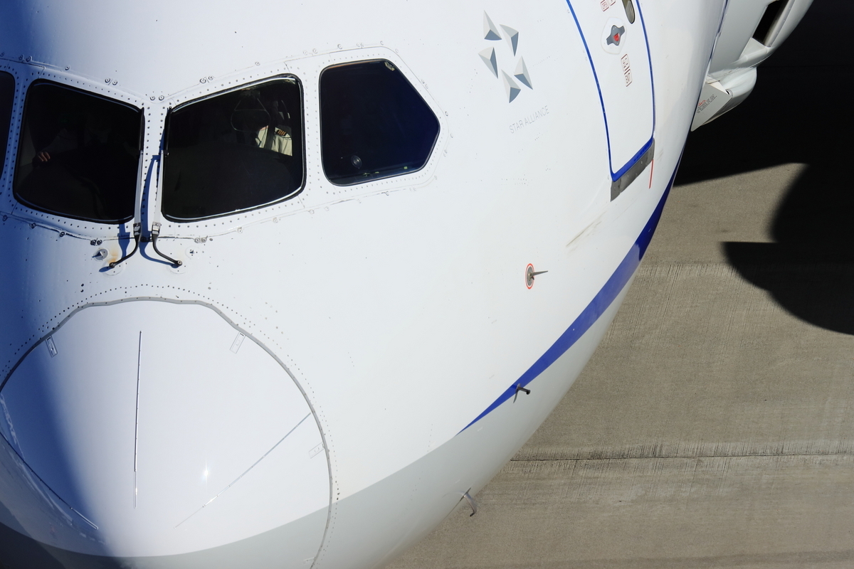 飛行機のコックピット