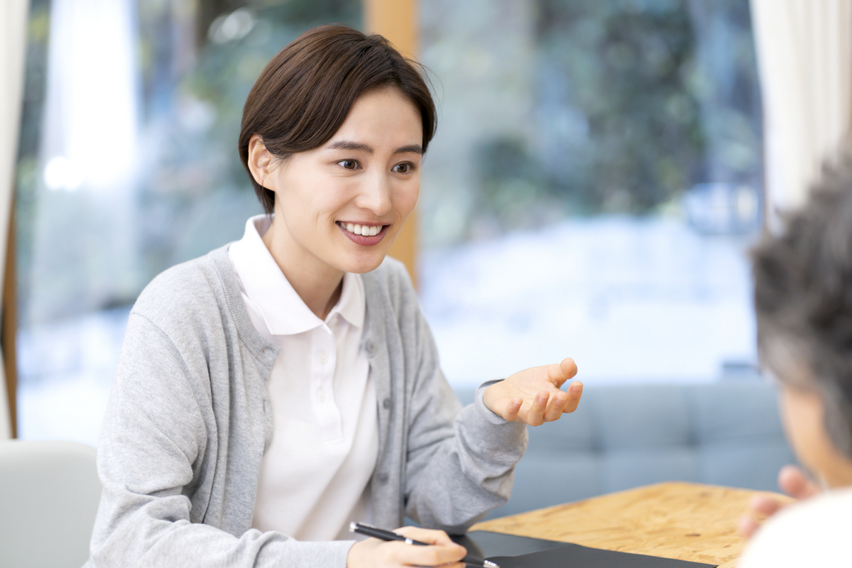 ケアマネージャーの女性