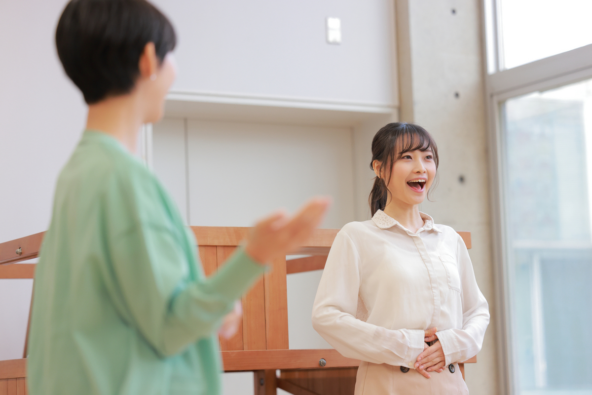 発声練習の様子