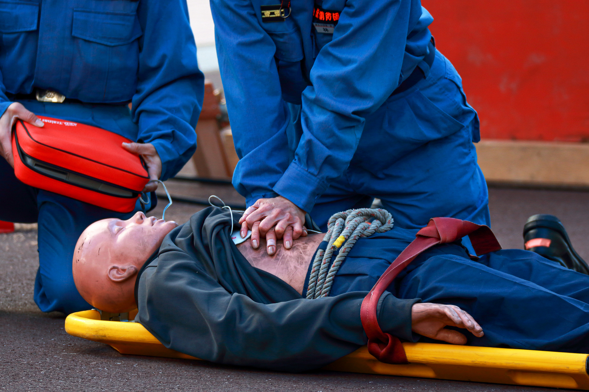 救命士の訓練