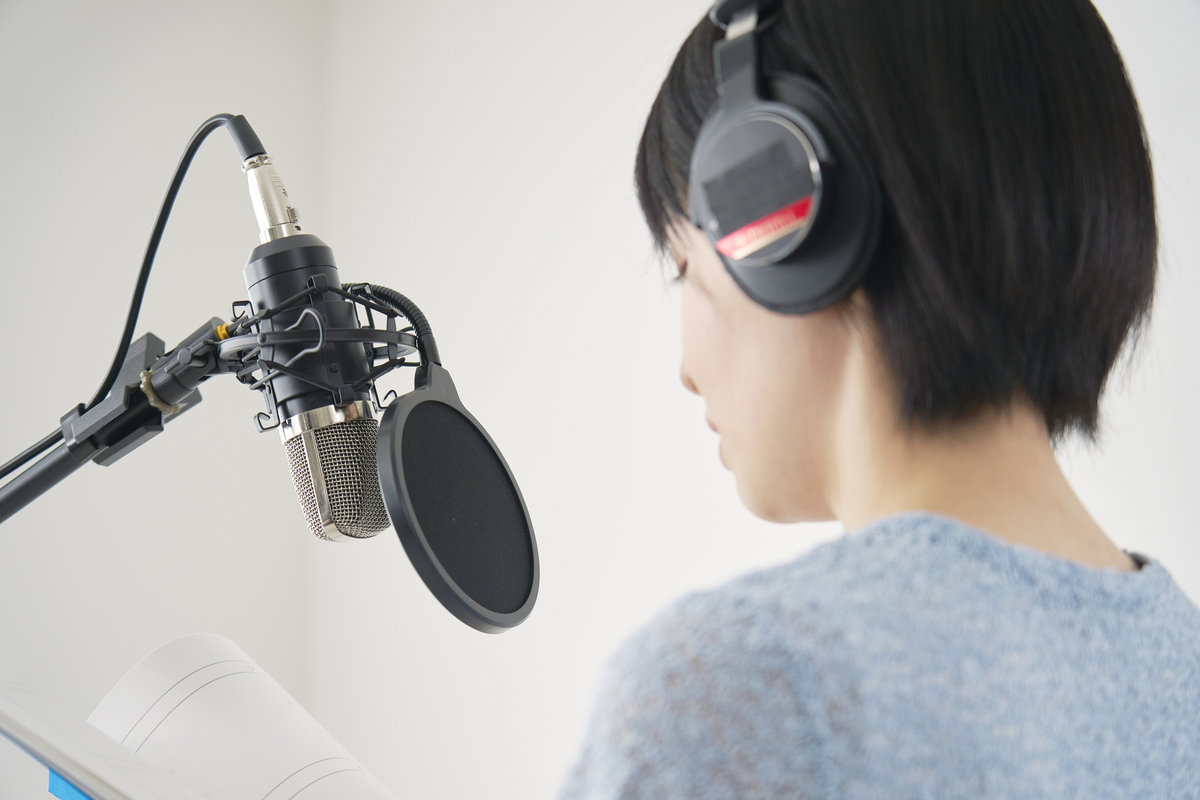 収録する声優のイメージ