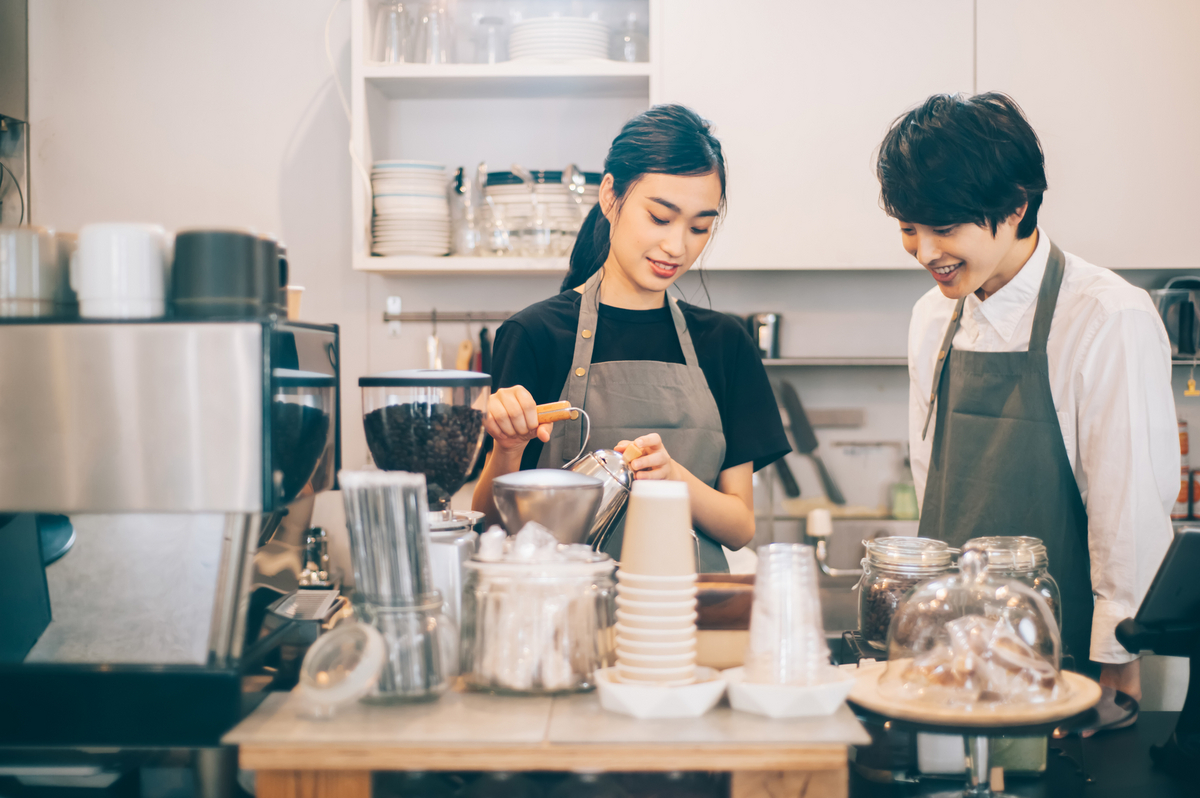 カフェのアルバイト