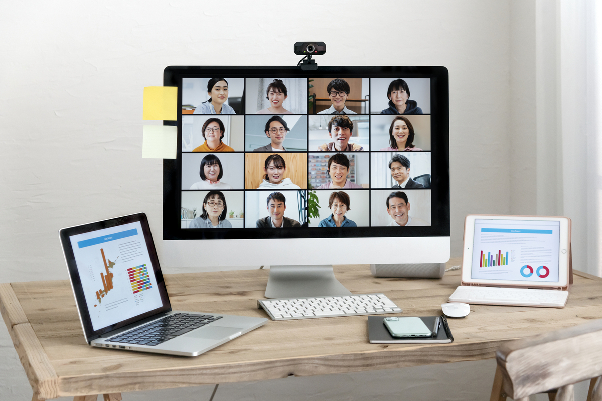 オンラインミーティング画面