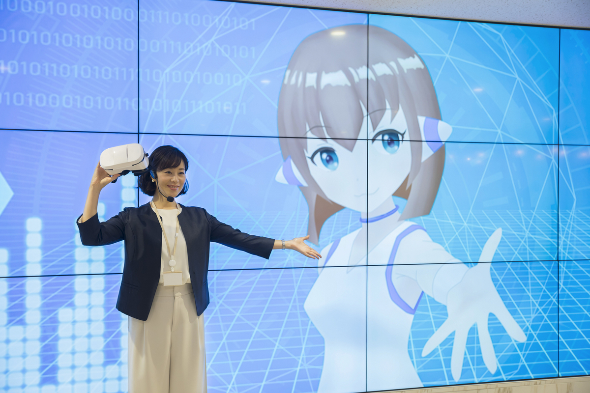 大画面にVtuberを写す