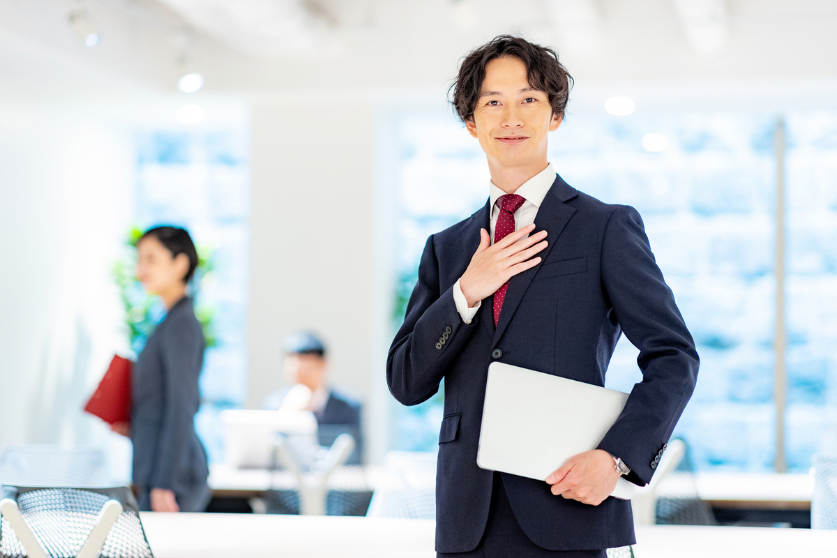 さわやかなビジネスパーソン