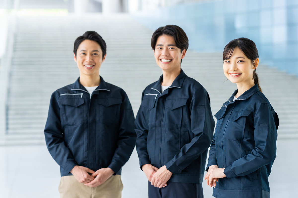 三人のスタッフ