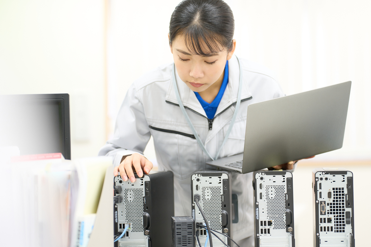 パソコン機器の点検