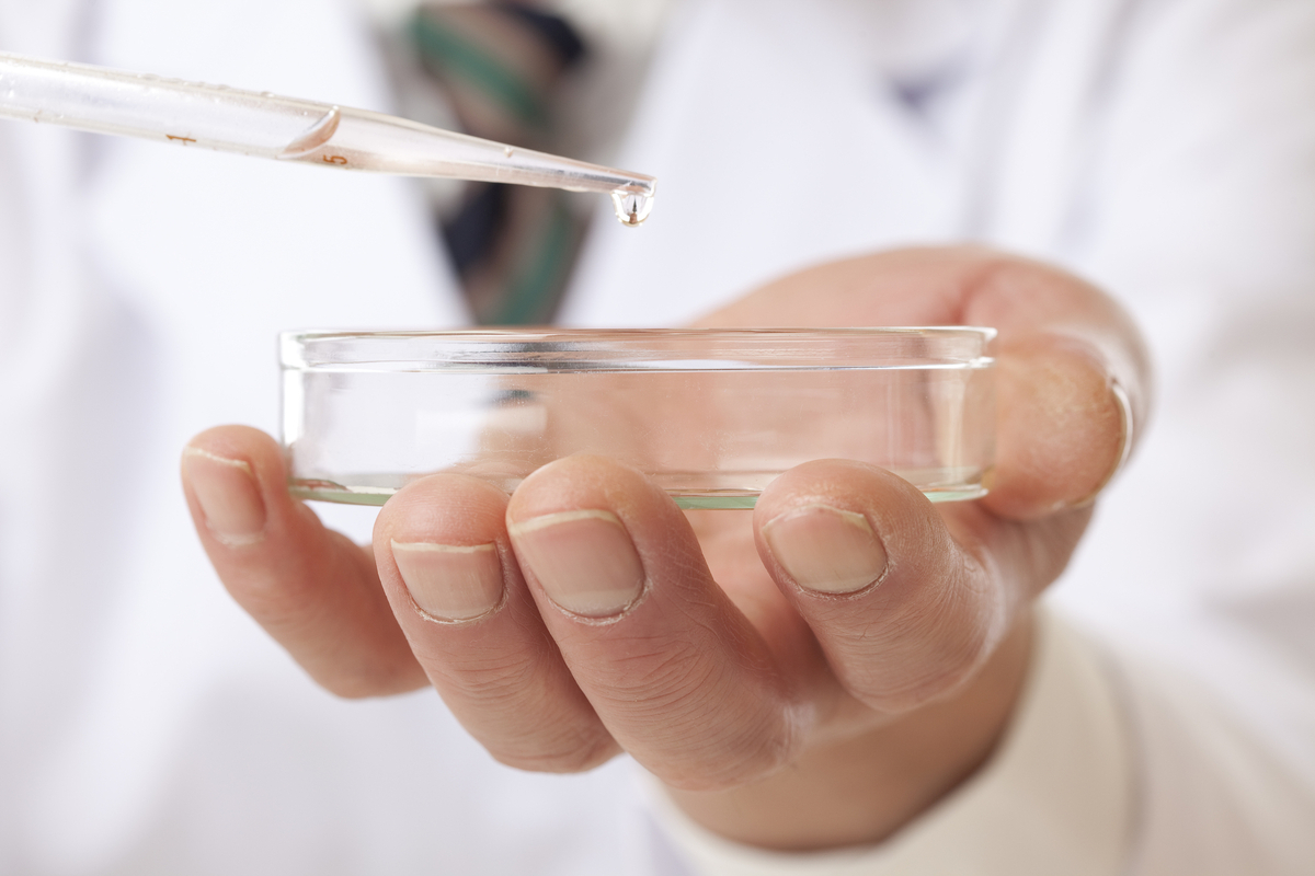 シャーレとピペット