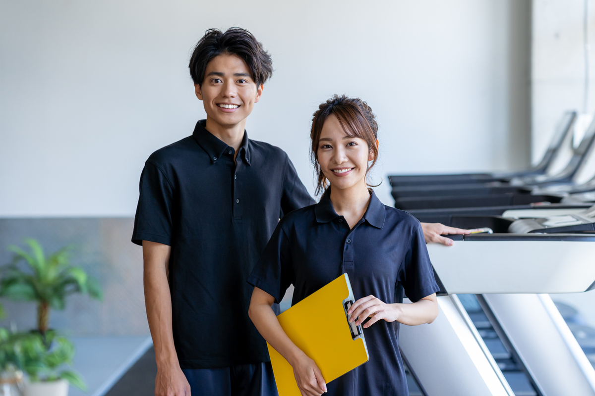 ジムインストラクターの二人