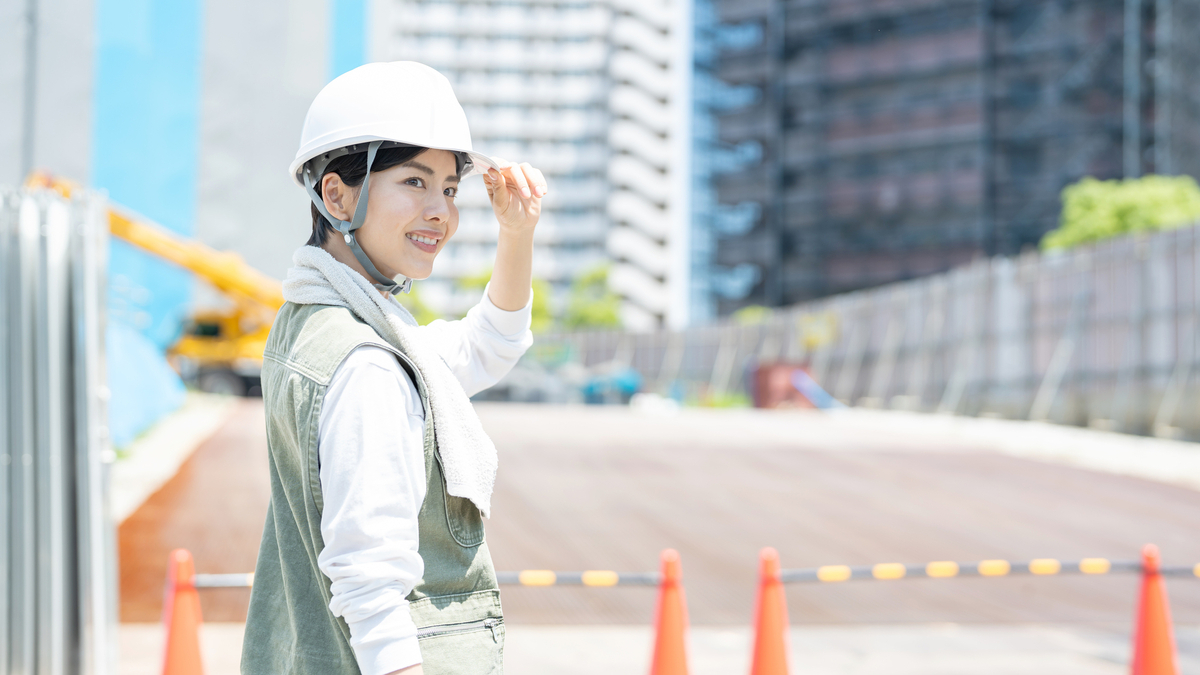 工事現場の職人