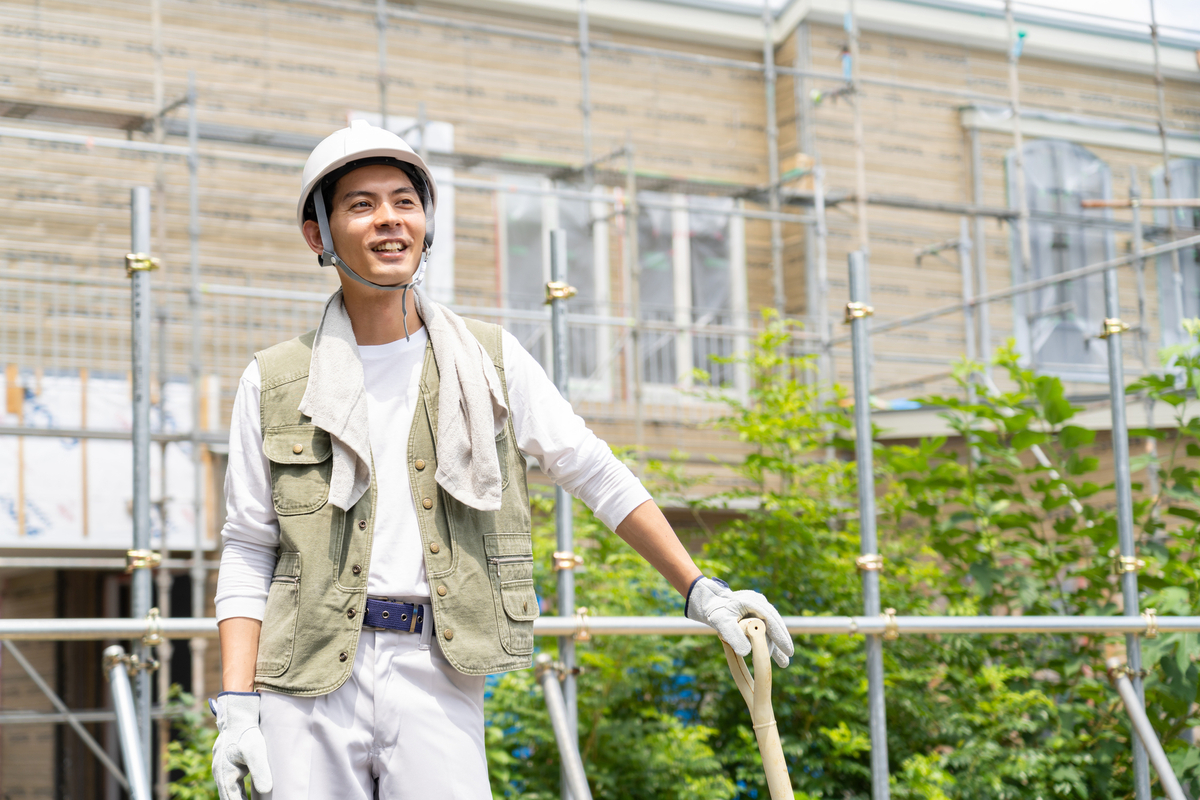 工事現場の職人