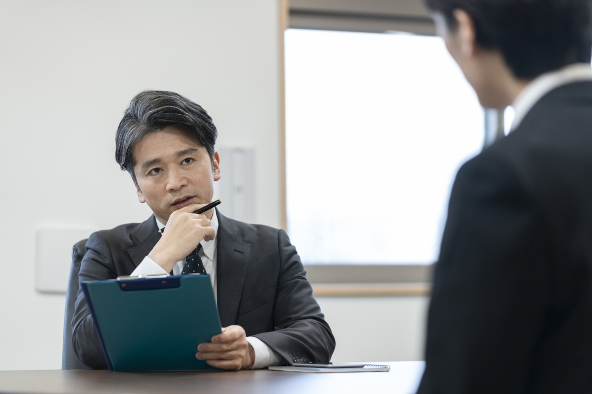 男性採用面接官