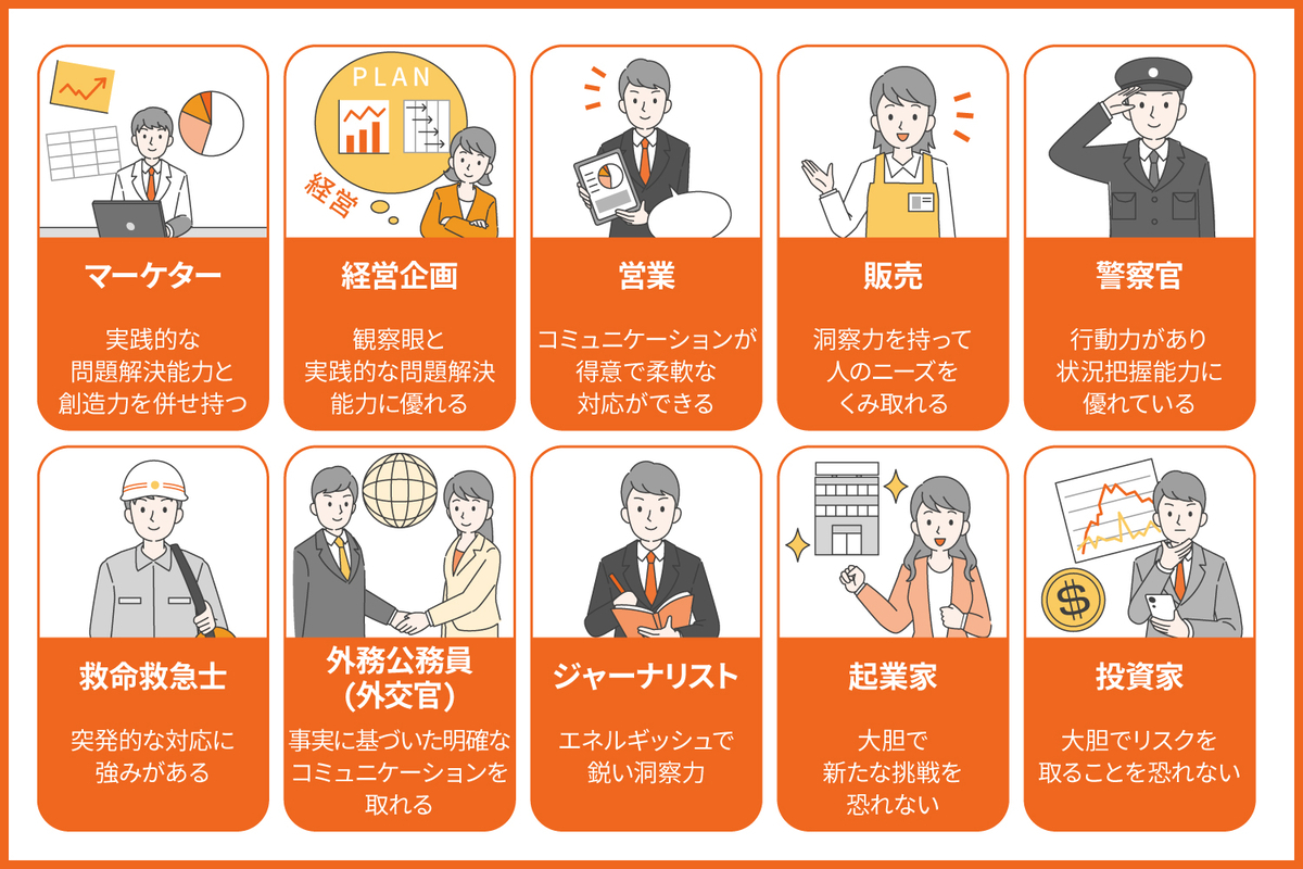 ESTP(起業家)の適職10選と向いている理由