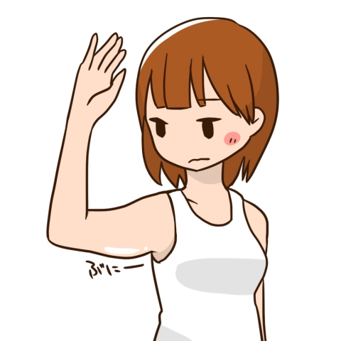二の腕カバー 二の腕 悩み