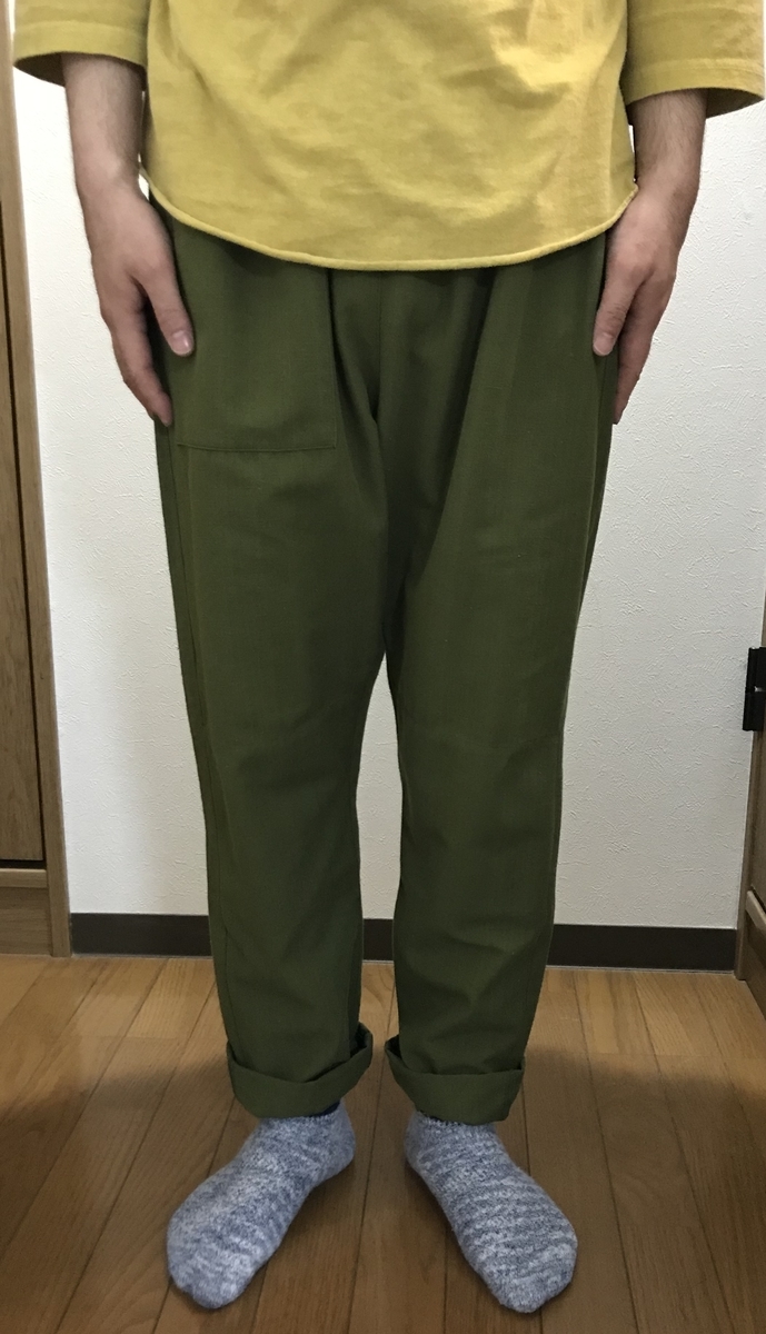 うなぎの寝床 もんぺ 年中着れる伝統を受け継いだイージーパンツ