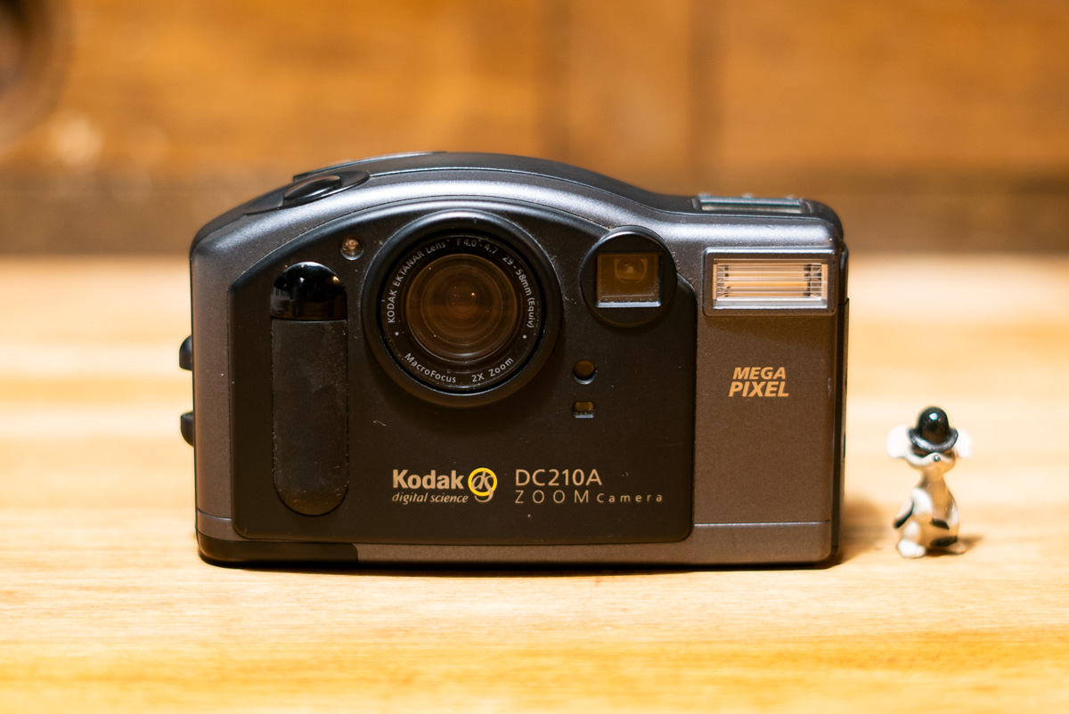 Kodak DC-210A★レトロ・ビンテージデジカメ★黒色ボディ Kodak DC-210A☆レトロ・ビンテージデジカメ☆黒色ボディ