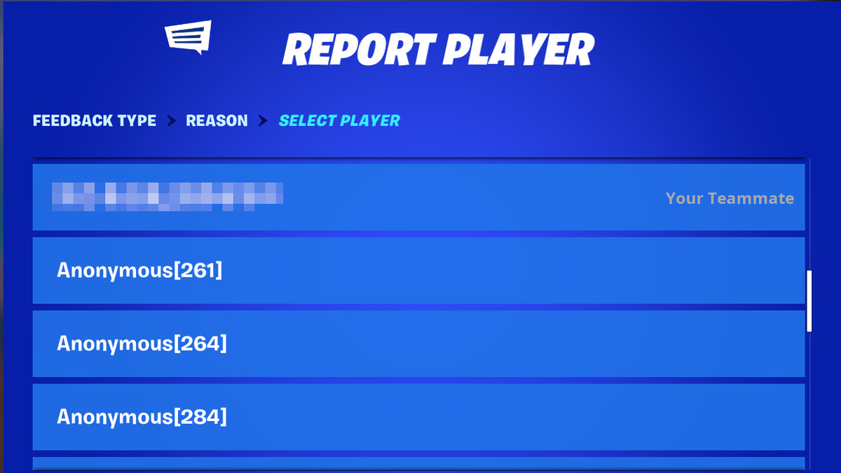 Report player