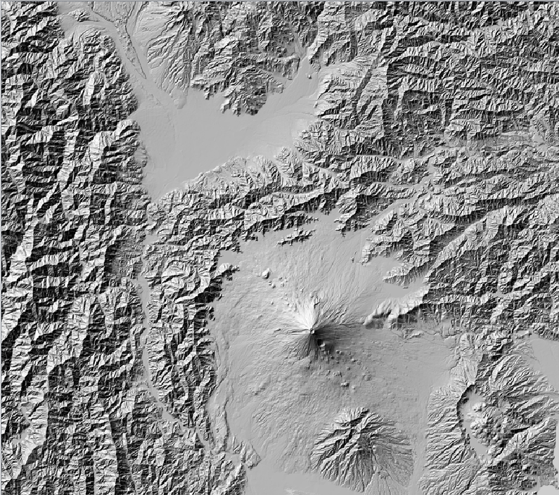 はじめてDEMから三次元マップを作成する対象が富士山なのは日本人だから