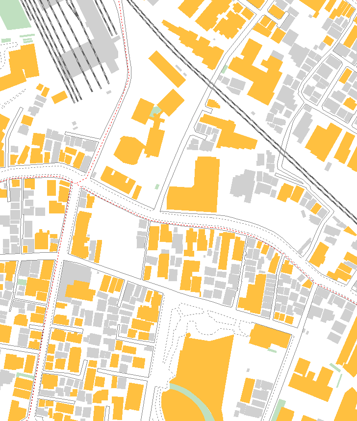 「堅ろう無壁舎」は、この地図上にひとつも無いため、3色での塗り分けとなっていた。