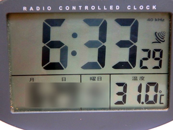 電波時計のセグメント欠け - fourvalleyのブログ
