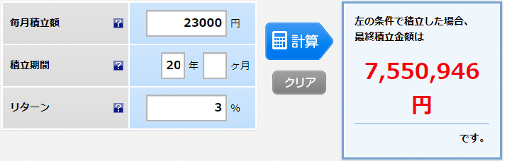 iDeCo（イデコ）積立シミュレーション