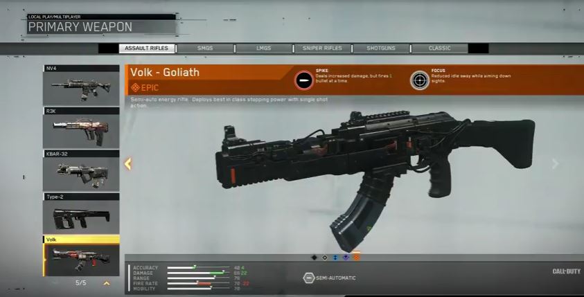 Cod Iw 武器簡単考察その２ Volk 毎日斉藤
